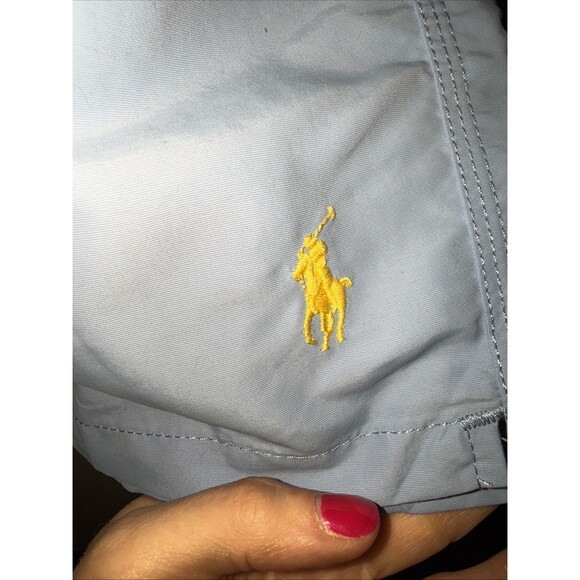 Polo Ralph Lauren Light Blue Nylon Mesh Lined Swim trunks Pony Men’s 4XB NWT - Picture 5 of 12